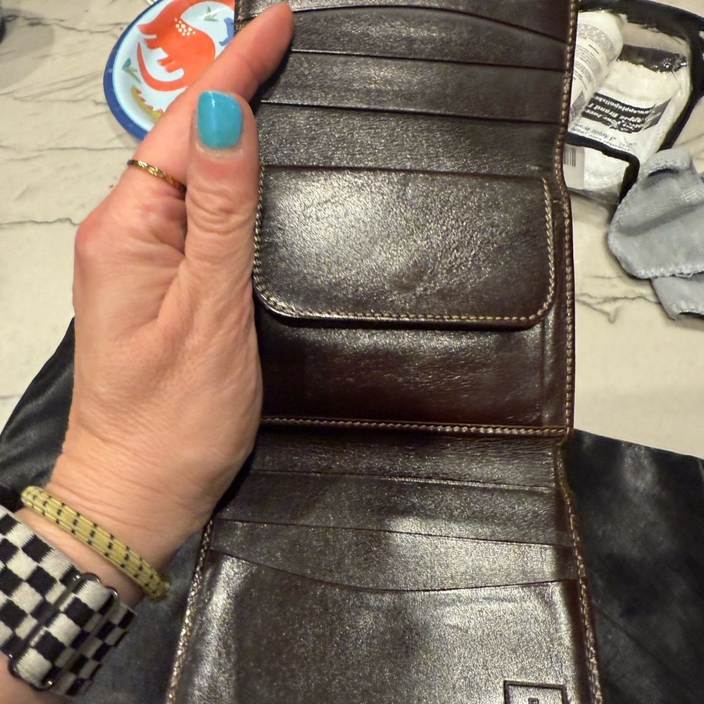 Fendi Zucca FF Canvas Compact Trifold Wallet - Picture 14 of 16